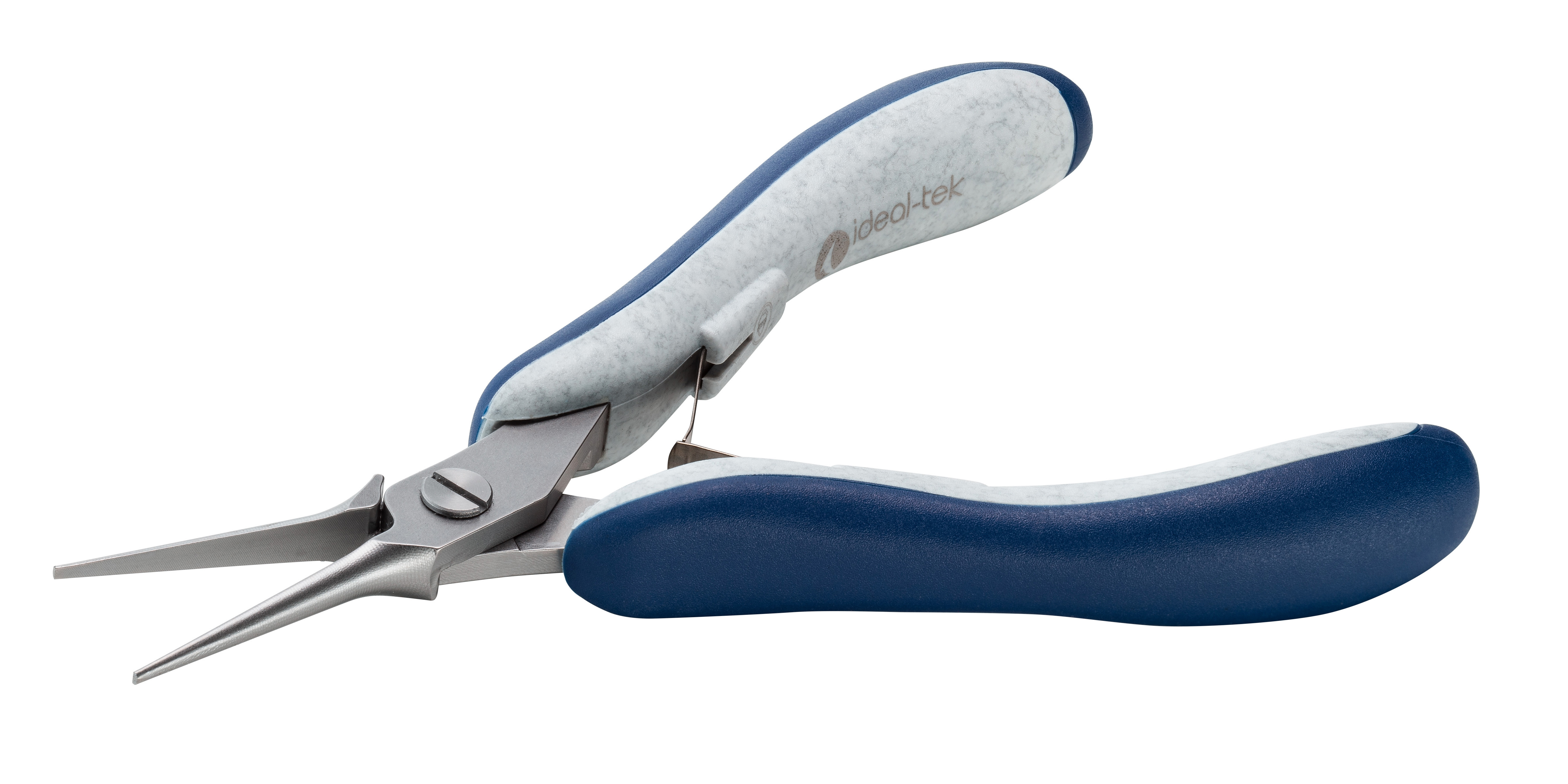 Precision Needle Nose Holding Pliers with smooth Jaws & ESD Safe Handle