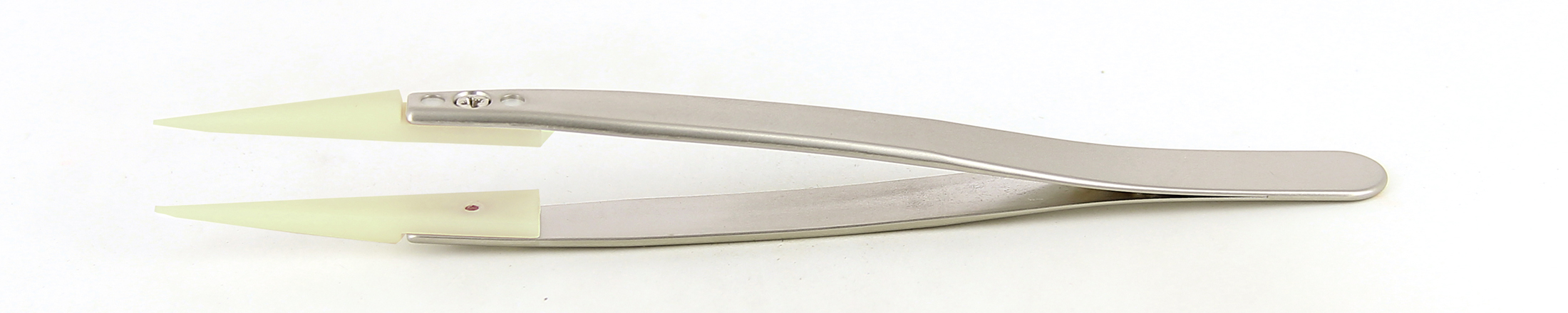 Plastic Precision Tweezers for Electronics Type 249CFR with Straight,  Thick, Beveled, Strong Tips