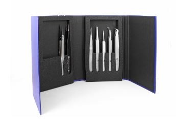 7 piece tweezers kit